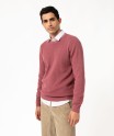 Pull col rond en coton uni homme[MISSING]